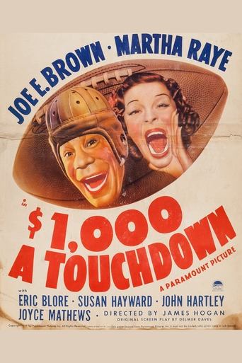 $1,000 a Touchdown Poster of $1,000 a Touchdown