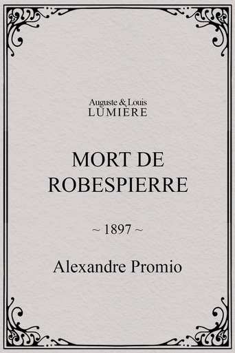 Mort de Robespierre Poster of Mort de Robespierre
