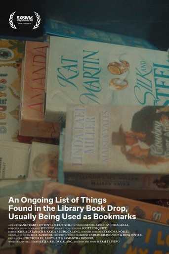 An Ongoing List of Things Found in the Library Book Drop, Usually Being Used as Bookmarks Poster of An Ongoing List of Things Found in the Library Book Drop, Usually Being Used as Bookmarks