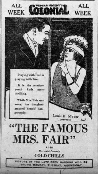 The Famous Mrs. Fair Poster of The Famous Mrs. Fair