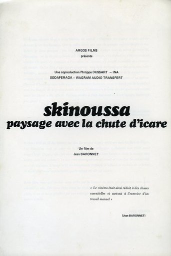 Skinoussa, paysage avec la chute d'Icare Poster of Skinoussa, paysage avec la chute d'Icare