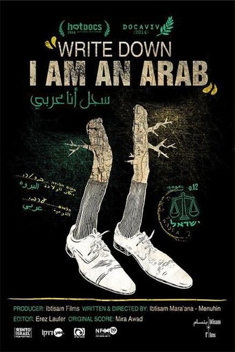 Write Down, I Am an Arab Poster of Write Down, I Am an Arab