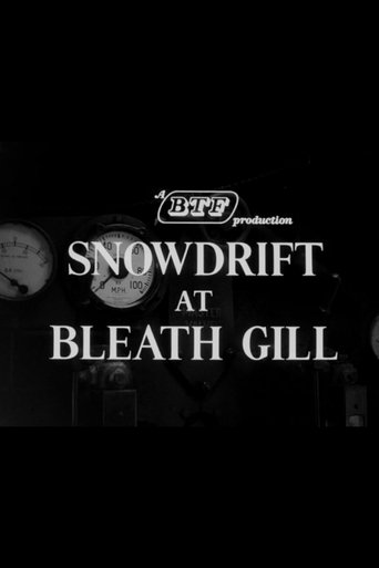 Snowdrift at Bleath Gill Poster of Snowdrift at Bleath Gill