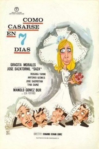 Cómo casarse en siete días Poster of Cómo casarse en siete días