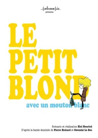 The Little Blond Boy with a White Sheep Poster of The Little Blond Boy with a White Sheep