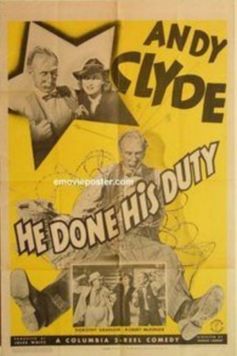 He Done His Duty Poster of He Done His Duty