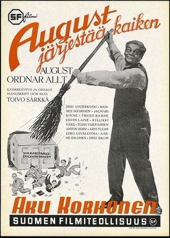 August järjestää kaiken Poster of August järjestää kaiken
