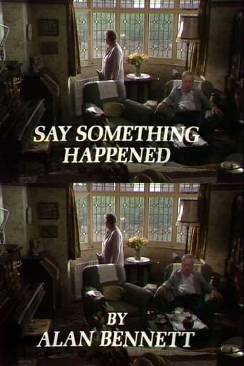 Say Something Happened Poster of Say Something Happened