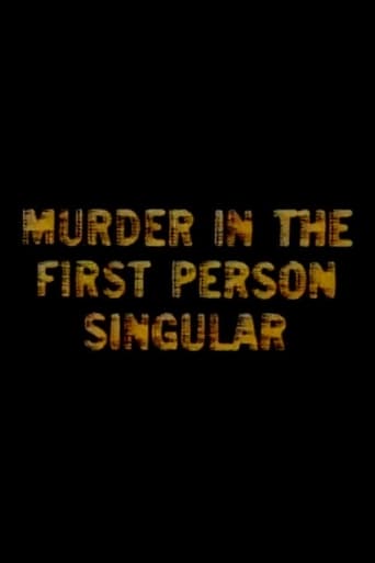 Murder in the First Person Singular Poster of Murder in the First Person Singular