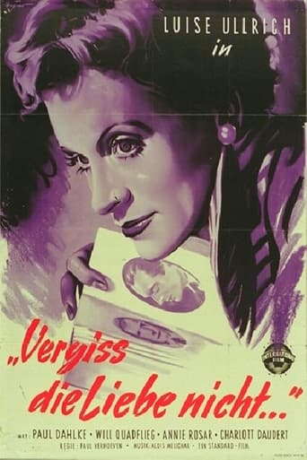 Vergiß die Liebe nicht Poster of Vergiß die Liebe nicht