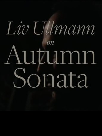 Liv Ullmann on Autumn Sonata Poster of Liv Ullmann on Autumn Sonata