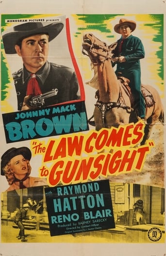 The Law Comes to Gunsight Poster of The Law Comes to Gunsight