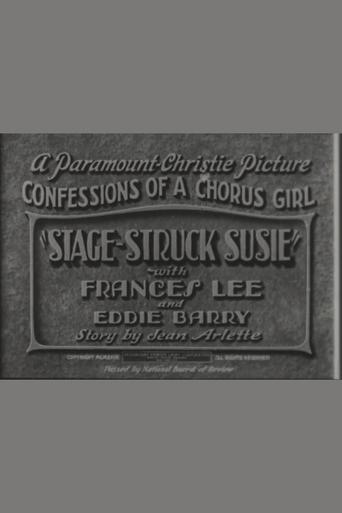 Stage Struck Susie Poster of Stage Struck Susie