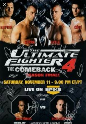 The Ultimate Fighter 4 Finale Poster of The Ultimate Fighter 4 Finale