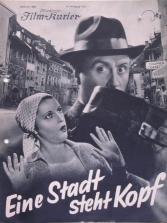 Eine Stadt steht kopf Poster of Eine Stadt steht kopf
