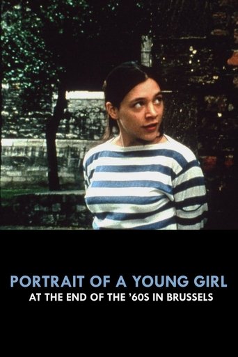 Portrait of a Young Girl at the End of the 60s in Brussels Poster of Portrait of a Young Girl at the End of the 60s in Brussels