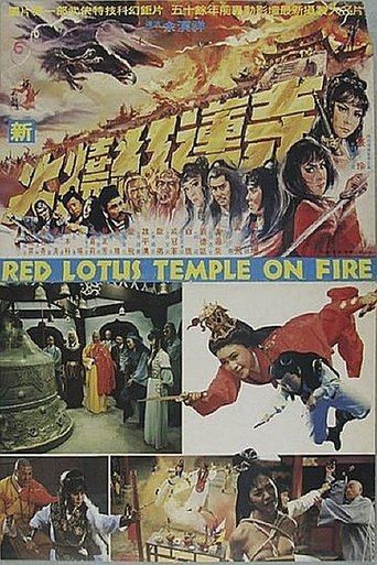 Red Lotus Temple on Fire Poster of Red Lotus Temple on Fire