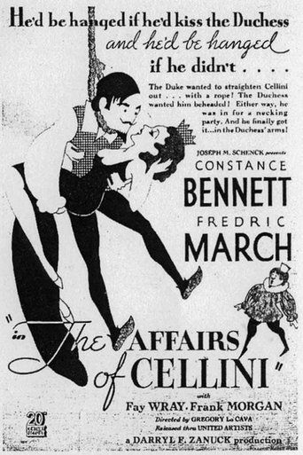 The Affairs of Cellini Poster of The Affairs of Cellini