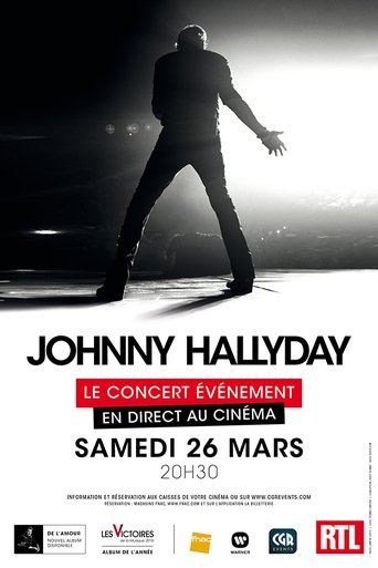 Johnny Hallyday - Rester Vivant Tour Poster of Johnny Hallyday - Rester Vivant Tour