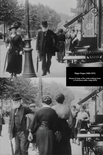 Edgar Degas Filmed Walking Down a Paris Street Poster of Edgar Degas Filmed Walking Down a Paris Street