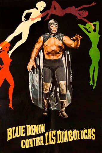 Blue Demon vs. the Diabolical Women Poster of Blue Demon vs. the Diabolical Women