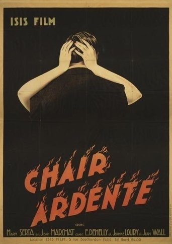 Burning chair Poster of Burning chair
