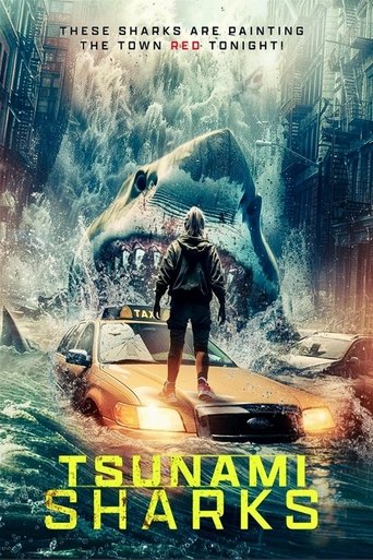 Tsunami Sharks Poster of Tsunami Sharks