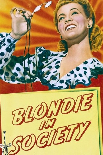 Blondie in Society Poster of Blondie in Society
