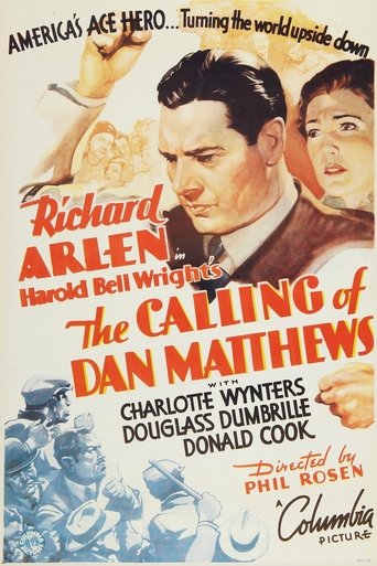 The Calling of Dan Matthews Poster of The Calling of Dan Matthews