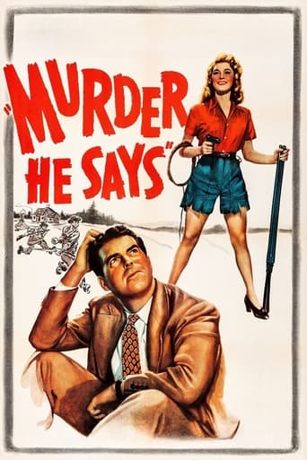 Murder, He Says Poster of Murder, He Says