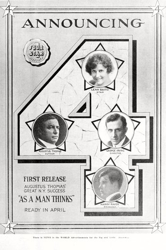 As a Man Thinks Poster of As a Man Thinks