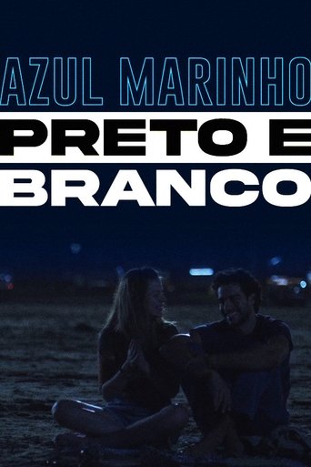 Azul Marinho Preto e Branco Poster of Azul Marinho Preto e Branco
