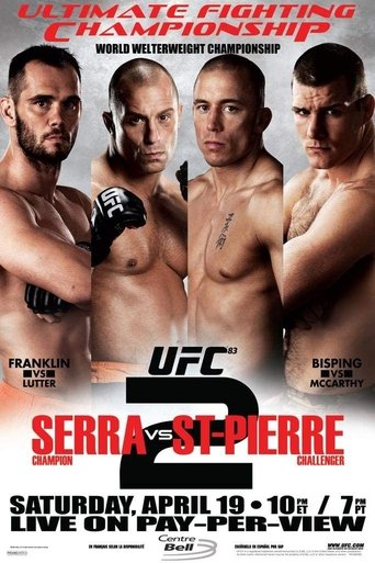UFC 83: Serra vs. St-Pierre 2 Poster of UFC 83: Serra vs. St-Pierre 2