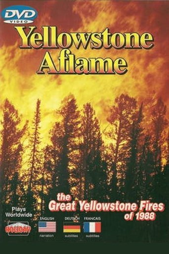 Yellowstone Aflame Poster of Yellowstone Aflame