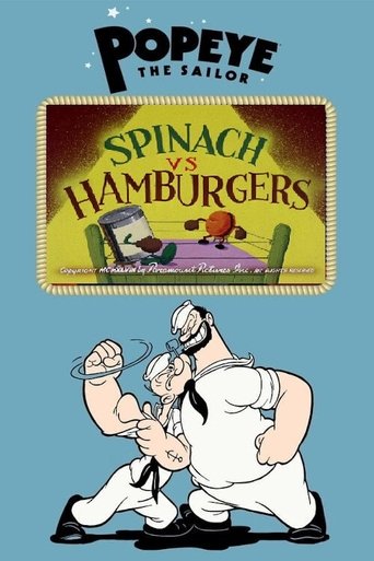 Spinach vs Hamburgers Poster of Spinach vs Hamburgers