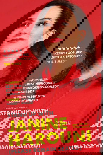 Stand Up With Janine Harouni (Please Remain Seated) Poster of Stand Up With Janine Harouni (Please Remain Seated)