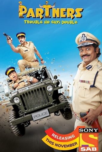 Partners - Trouble Ho Gayi Double Poster of Partners - Trouble Ho Gayi Double