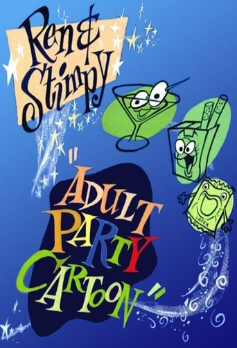 Ren & Stimpy Adult Party Cartoon Poster of Ren & Stimpy Adult Party Cartoon