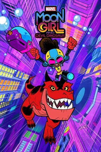 Marvel's Moon Girl and Devil Dinosaur Poster of Marvel's Moon Girl and Devil Dinosaur