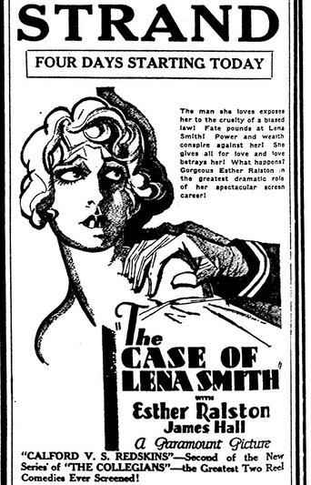 The Case of Lena Smith Poster of The Case of Lena Smith