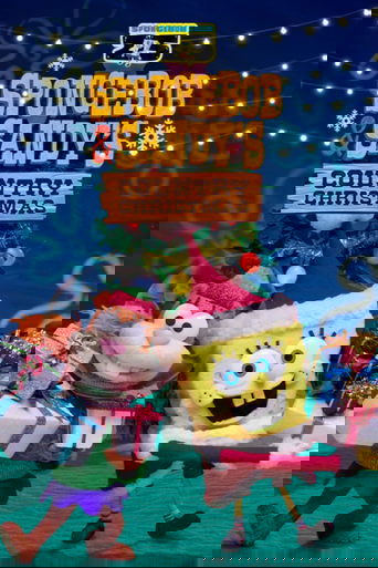 SpongeBob & Sandy’s Country Christmas Poster of SpongeBob & Sandy’s Country Christmas