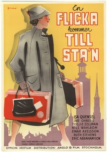 En flicka kommer till sta'n Poster of En flicka kommer till sta'n