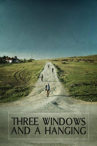Three Windows and a Hanging Poster of Three Windows and a Hanging
