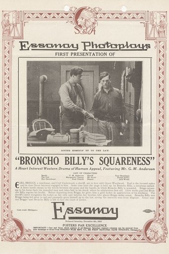Broncho Billy's Squareness Poster of Broncho Billy's Squareness