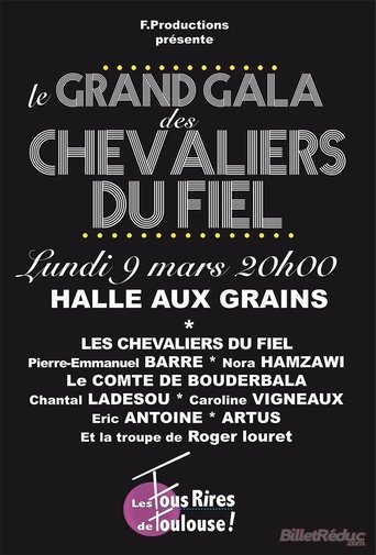 Le grand gala des Chevaliers du Fiel Poster of Le grand gala des Chevaliers du Fiel