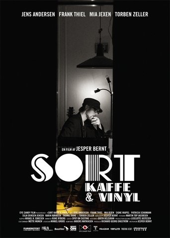 Sort kaffe & vinyl Poster of Sort kaffe & vinyl