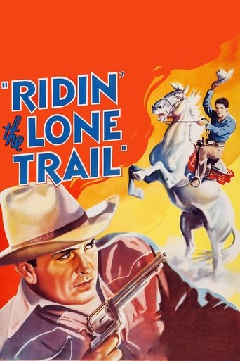 Ridin' the Lone Trail Poster of Ridin' the Lone Trail