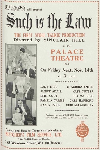 Such Is the Law Poster of Such Is the Law