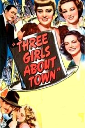 Three Girls About Town Poster of Three Girls About Town