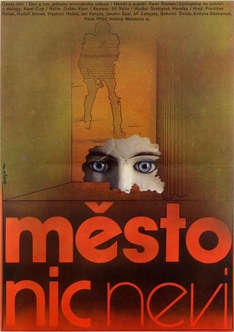 Město nic neví Poster of Město nic neví